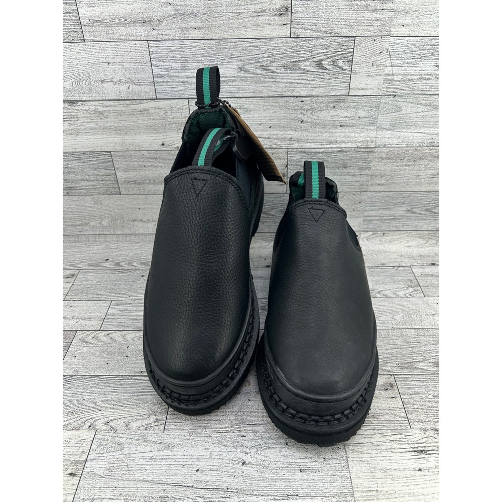 Georgia Boot Giant Romeo Women Size 6.5W Black‎ Leather Slip On Work Shoes G3060